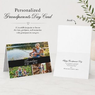 Carte De Remerciements Cadeau de collage photo personnalisé pour la fête 
