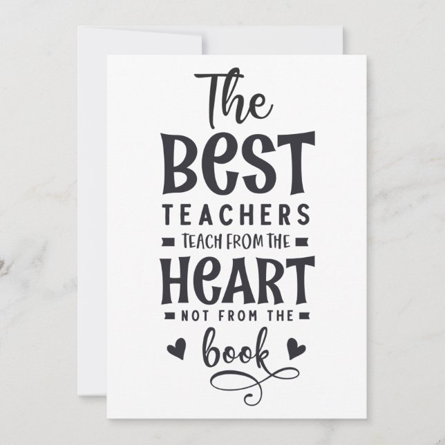 Carte De Remerciements Cadeau de la classe d'appréciation de l'enseignant (Devant)
