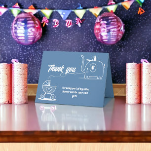 Carte De Remerciements Cadeaux baby showers