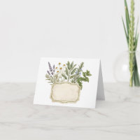 Cadre botanique à l'aquarelle avec saveurs culinai