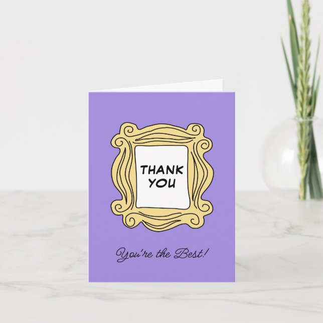 Carte De Remerciements Cadre FRIENDS™ (Devant)