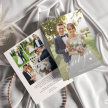 Calligraphie moderne mariage 6 photo collage