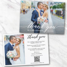 Calligraphie moderne QR Code 2 Mariage photo