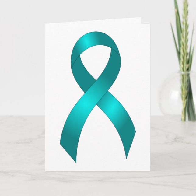Carte De Remerciements Cancer de l'ovaire| Cancer du col de l'utérus - Ru (Devant)