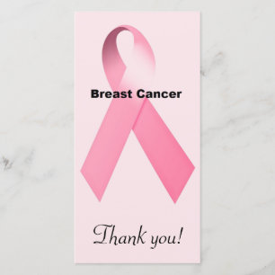 Carte De Remerciements Cancer du sein