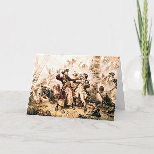Carte De Remerciements Capturez, pirate Barbe Noire, La Revanche de la Re