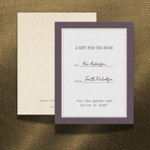 Carton de cadeau de remise des diplômes Heather & 