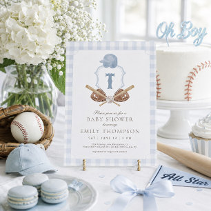 Carte De Remerciements Carton d'invitation pour baby shower sur le thème