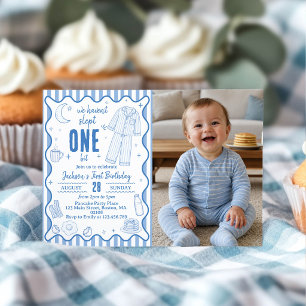 Carte De Remerciements Carton d'invitation pour une première fête d'anniv