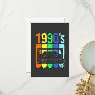 Carte De Remerciements Cassette Des Années 1990