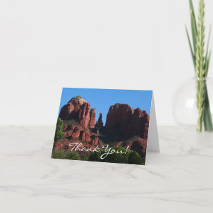 Carte De Remerciements Cathedral Rock à Sedona Arizona Monument