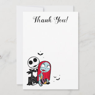 Carte De Remerciements Cauchemar avant Noël Anniversaire