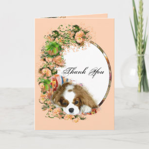 Carte De Remerciements Cavalier King Charles Spaniel