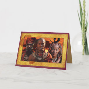 Carte De Remerciements Célébration de l'Afrique mère