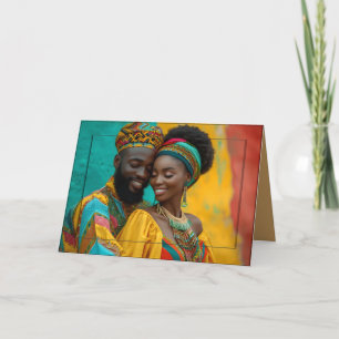 Carte De Remerciements Célébration de l'Afrique mère