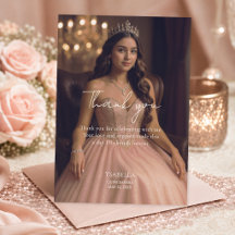 Célébration de Quinceañera en photo or rose