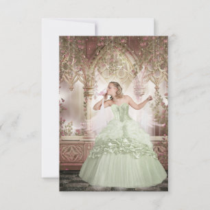 Carte De Remerciements Cendrillon