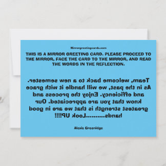 Carte De Remerciements CEOFC1046AG - Équipe