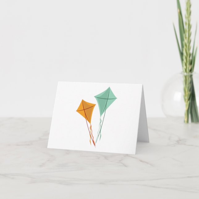 Carte De Remerciements Cerfs-volants (Devant)