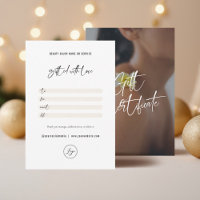 Certificat cadeau de logo minimaliste élégant