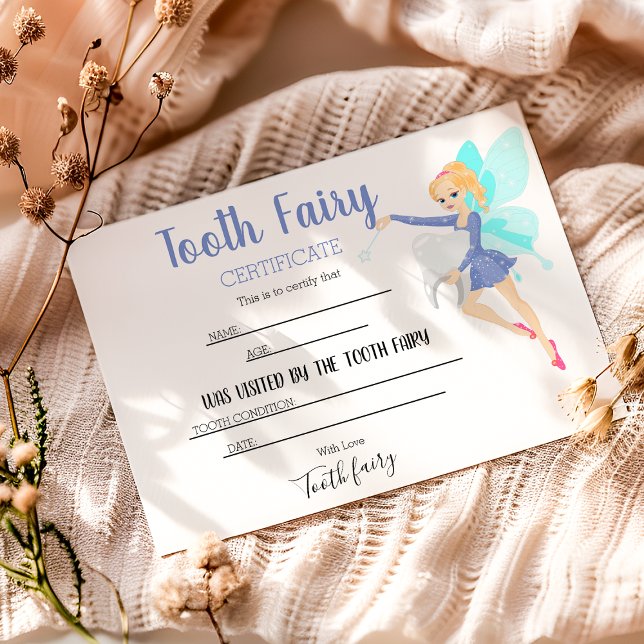 Carte De Remerciements Certificat personnalisé de la laiterie bleue (Créateur téléchargé)