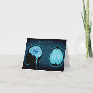 Carte De Remerciements Cerveau humain