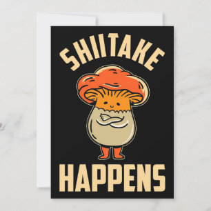 Carte De Remerciements Champignons de champignons de la chasse aux champi