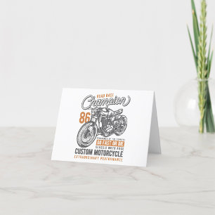 Carte De Remerciements Champion de la course de route