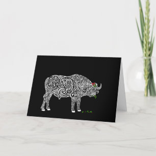 Carte De Remerciements Chaos de Noël : Buffalo