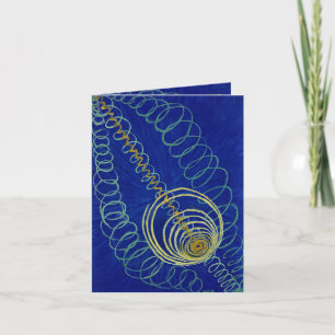 Carte De Remerciements Chaos Primordial par Hilma af Klint