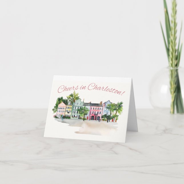 Carte De Remerciements Charleston Caroline du Sud (Devant)