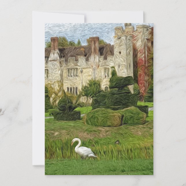 Carte De Remerciements Château de Hever - maison familiale d'Anne Boleyn (Devant)