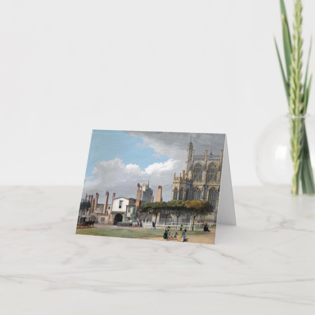 Carte De Remerciements Château St. George's Château Windsor (Devant)