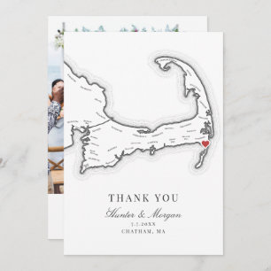 Carte De Remerciements Chatham Bars Inn Cape Cod Mariage Photo