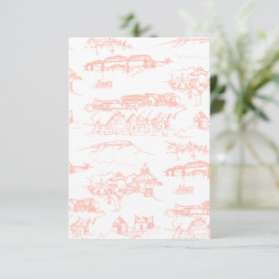 Carte De Remerciements Chattanooga Toile Blush Color Exemple