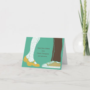 Carte De Remerciements Chaussures féminines et baskets illustrées Mariage