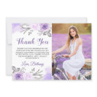 Chic Pastel Purple Jardin Rose Anniversaire Photo