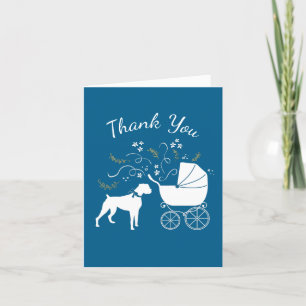 Carte De Remerciements Chien Baby shower Chien Chien Chien Chien Chien Ch