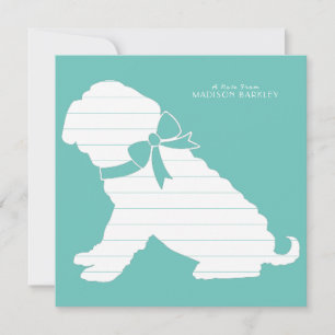 Carte De Remerciements Chien Shar Pei Chien Chien Puppy