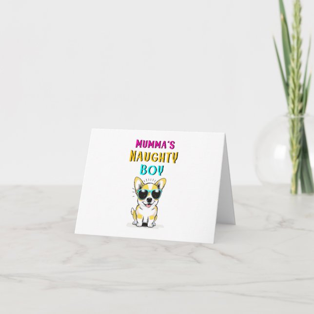 Carte De Remerciements Chiens coquins de Mumma Meilleur cadeau pour la fê (Devant)