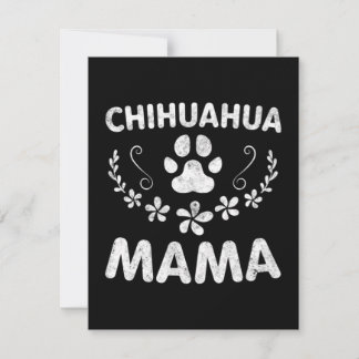 Carte De Remerciements Chihuahua Mama