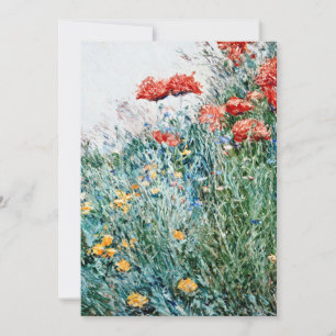Carte De Remerciements Childe Hassam - Poppies, Appledore