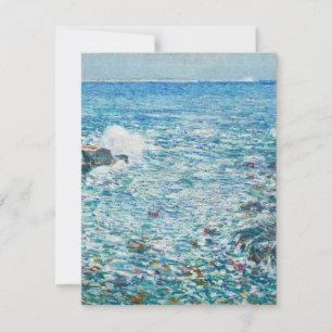 Carte De Remerciements Childe Hassam - Surf, Îles Des Chaussures