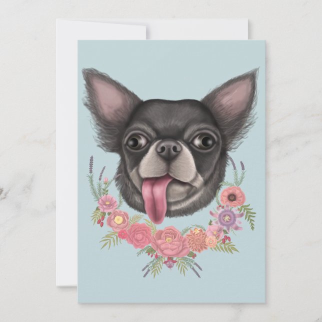 Carte De Remerciements Chiot de Derpy (Devant)