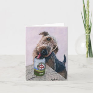 Carte De Remerciements Chiot joyeux