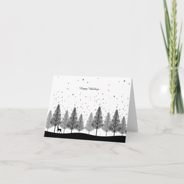 Carte De Remerciements Christmas  silent night card (Devant)
