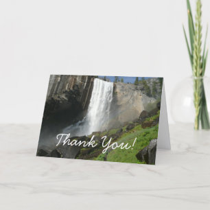Carte De Remerciements Chutes de Vernal I dans le parc national de Yosemi