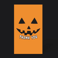 Citrouille Halloween orange personnalisée