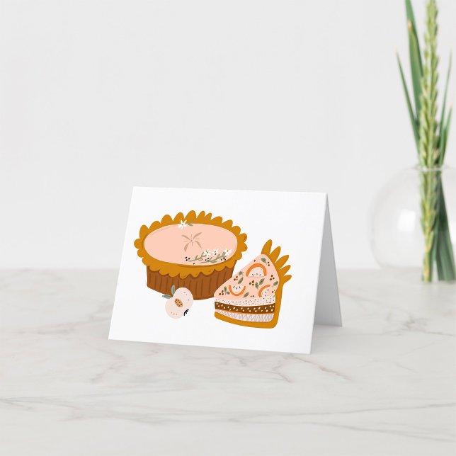 Carte De Remerciements Citrouille Pies (Créateur téléchargé)