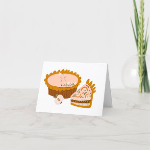 Carte De Remerciements Citrouille Pies